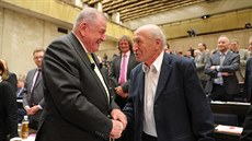 Vladimír Mečiar se zúčastnil semináře Klaus - Mečiar: čtvrtstoletí nové české a...