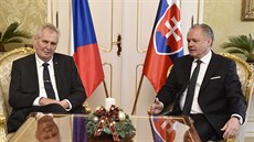 Prezident Miloš Zeman na své poslední zahraniční cestě před vypršením mandátu...