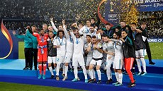 Fotbalisté Realu Madrid slaví triumf na mistrovství sv�ta klub�.