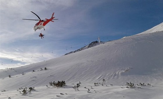 Vrtulník slovenské Horské záchranné sluby