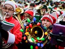 Vánoní koncert dechových nástroj na Manhattanu (17. prosince 2017)