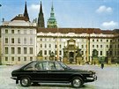 Tatra 613 ped Praským hradem
