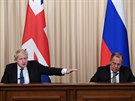 Boris Johnson v pátek zahájil oficiální návtvu Ruska (22. prosince 2017)