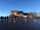 Skotský Edinburgh se pyní krásným historickým centrem, kterému dominuje...