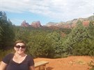 Sedona, Arizona, USA. Msteko v horách asi 2,5 hodiny po dálnici severn od...