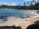 Napili Beach, Maui, Havaj. Jedna z mnoha píjemných písených pláí s domáckými...