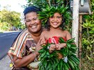 Domorodci v Polynésii jsou milí a usmvaví.