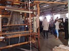 Památkov chránná textilka Karnola v Krnov ped zniujícím poárem.