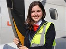 Klára Klesnilová, supervisor Ramp Control u Czech Airlines Handling.