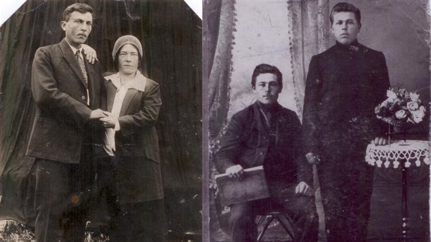 Příbuzní Anny Platonové na nedatovaných fotografiích