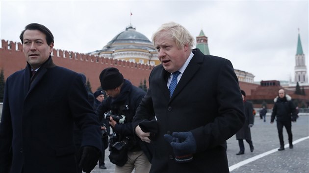 Boris Johnson v ptek zahjil oficiln nvtvu Ruska (22. prosince 2017)