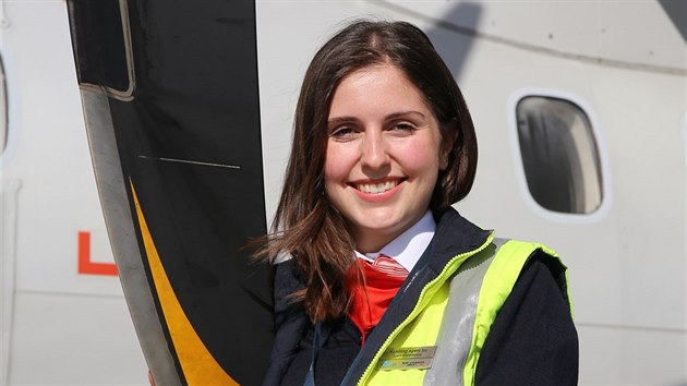Klra Klesnilov, supervisor Ramp Control u Czech Airlines Handling.