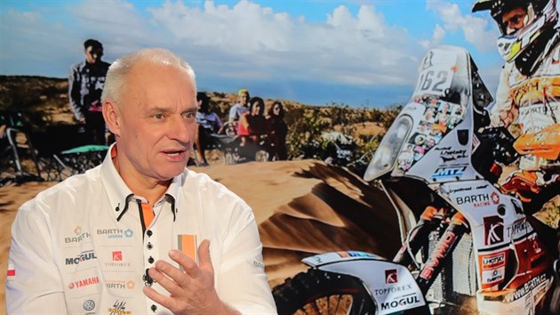 Josef Macháček, pětinásobný vítěz Rallye Dakar v kategorii čtyřkolek, v pořadu Rozstřel