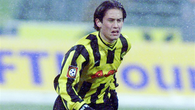 Tomáš Rosický v dresu německého Dortmundu (2001).
