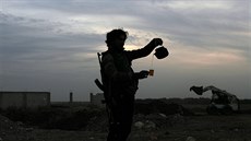 Syrský povstalec v provincii Dará (22. prosince 2017)