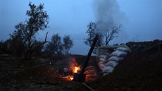 Syrský povstalec v provincii Dará (22. prosince 2017)