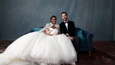 Serena Williamsová, Alexis Ohanian a jejich dcera Alexis Olympia na oficiální...