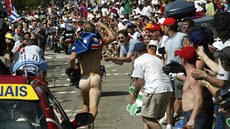 Vítzný únik Richarda Virenqua v etap na Mont Ventoux na Tour de France v roce...