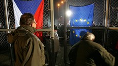 Oslavy vstupu do schengenského prostoru v esku v roce 2007.