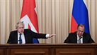 Boris Johnson v pátek zahájil oficiální návštěvu Ruska (22. prosince 2017)