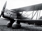 Prototyp vojenského dvoumístbého dvouplošníku Praga B.H.36