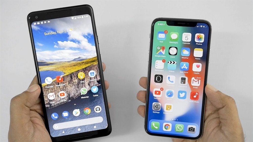 Iphone x vs google pixel 3 xl