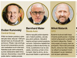 Dušan Kunovský, Bernhard Maier, Miloš Malaník, Michal Mička