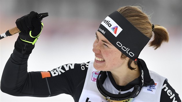 vcarsk bekyn na lych Laurien van der Graaffov ovldla sprint Tour de Ski ve vcarskm Lenzerheide