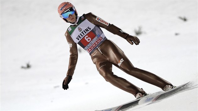 Polsk skokan na lych David Kubacki skonil v Oberstdorfu tet.
