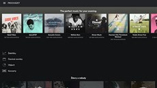 Spotify poskytne neomezený p�ísun hudby.