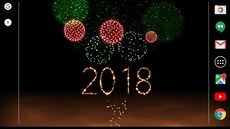 New Year 2018 fireworks je animovaný ohňostroj na pozadí obrazovky vašeho...
