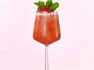 Strawberry sekt fizz