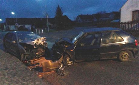Tragická dopravní nehoda v Koicích na Táborsku, pi které zemel 9. ledna...