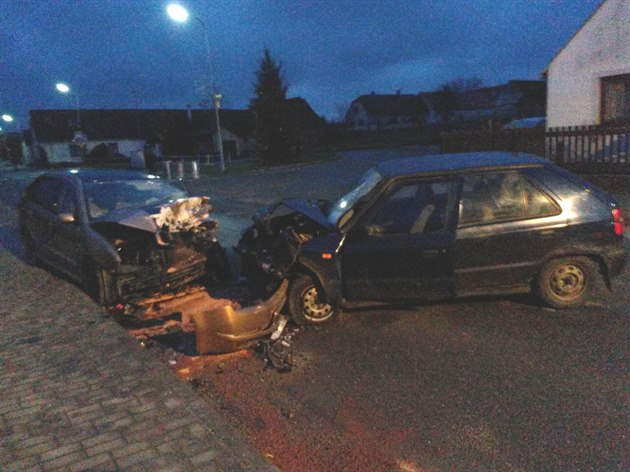 Tragická dopravní nehoda v Koicích na Táborsku, pi které zemel 9. ledna...
