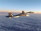 Ruské stroje SU-30SM pohledem pilota americké F-15 kdesi nad Baltem