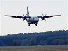 Prvn z dvou novch letoun C-27J Spartan pro slovensk letectvo