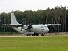 Prvn z dvou novch letoun C-27J Spartan pro slovensk letectvo