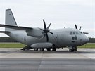 Prvn z dvou novch letoun C-27J Spartan pro slovensk letectvo