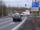 Pardubick kiovatka silnice I/36 a odboky do Doubravic. (5.1.2018) 