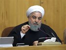 Íránský prezident Hasan Ruhání. (31. prosince 2017)