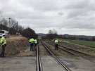 Sr�ka osobn�ho auta s vlakem si na Berounsku vy��dala lidsk� �ivot....