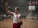 Momentka z natáení filmu Zlatý podraz v Prmyslovém paláci: Zdenk Pikula v...