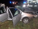 Tragická nehoda uzavela silnici z Hradce Králové na Jarom (4.1.2017).