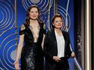 Geena Davisová a Susan Sarandonová na Zlatých glóbech (Beverly Hills, 7. ledna...