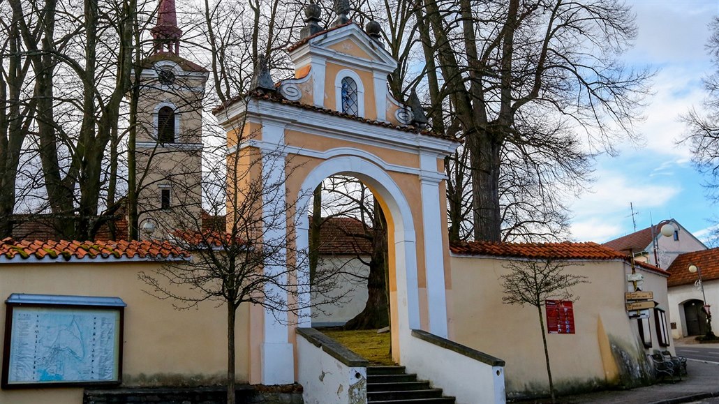 Poutní kostel v Římově na Českobudějovicku