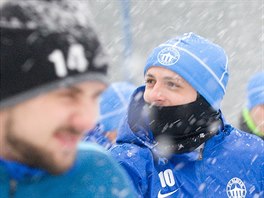 Milo Bosani na startu zimn ppravy fotbalist Liberce.
