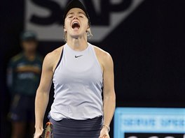 Ukrajinsk tenistka Elina Svitolinov slav triumf na turnaji v Brisbane.