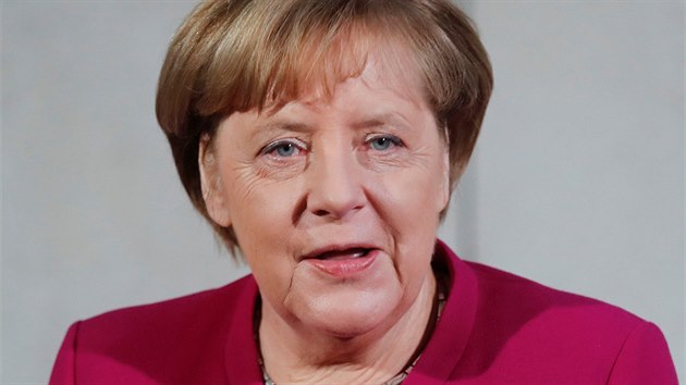 V Berln zaaly sondovac rozhovory o nov vld mezi konzervativn uni CDU/CSU kanclky Angely Merkelov (7. ledna 2018)