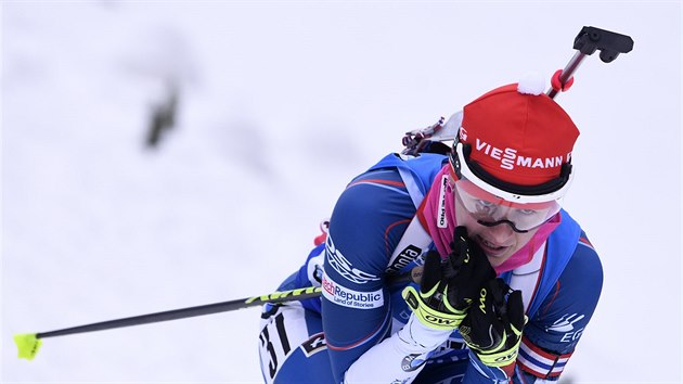 Veronika Vtkov ve sprintu v Oberhofu, kde vybojovala tet msto.