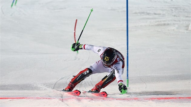 VTZ. Marcel Hirscher dorazil do cle slalomu v Zhebu.